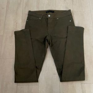 Joe’s Military Green Skinny Jeans